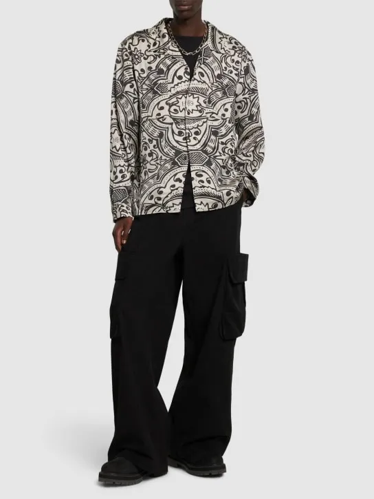 Honor the Gift   A-Spring wide leg cargo pants 