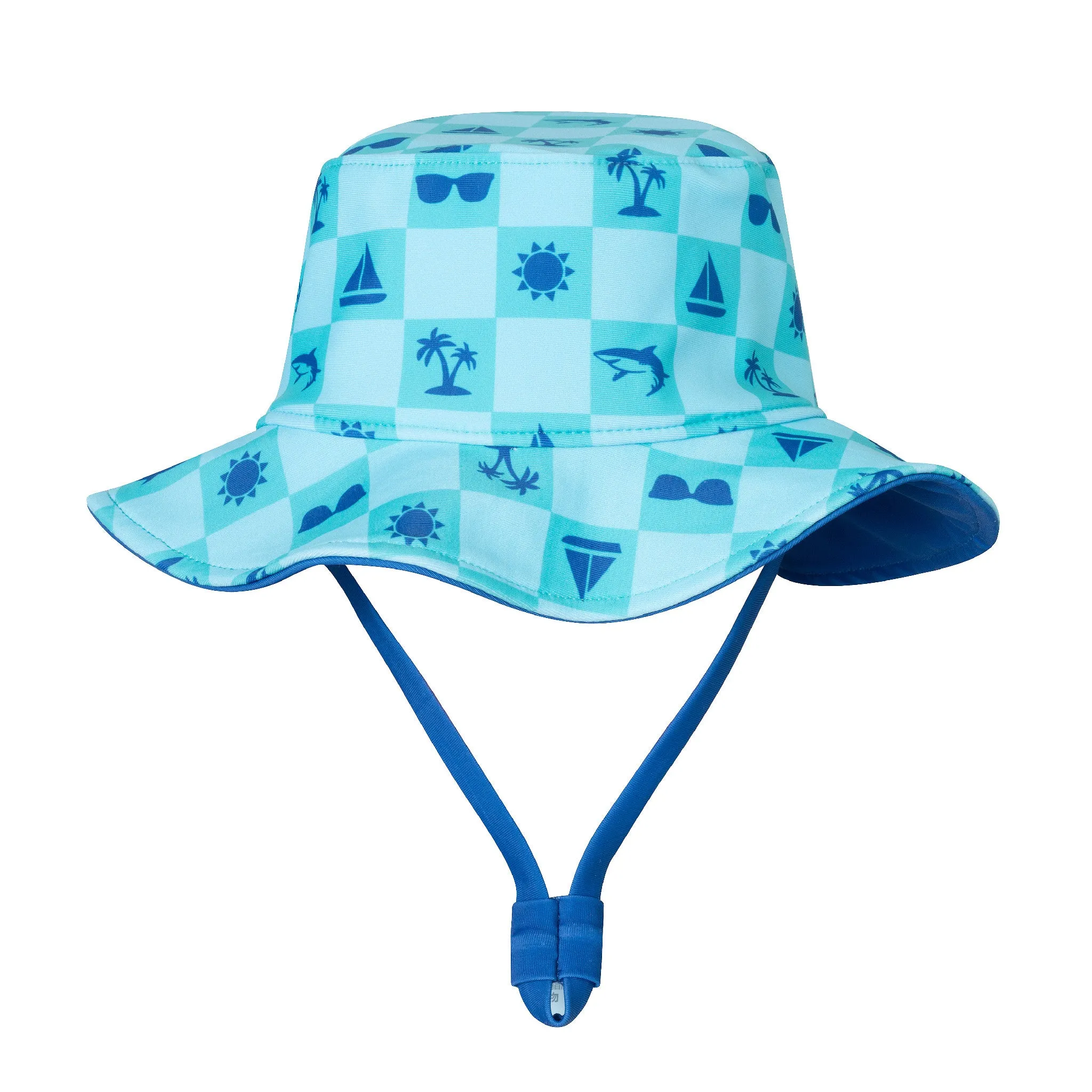 Infant (0-24M) Swim Romper & Hat Set | Beach Vibes