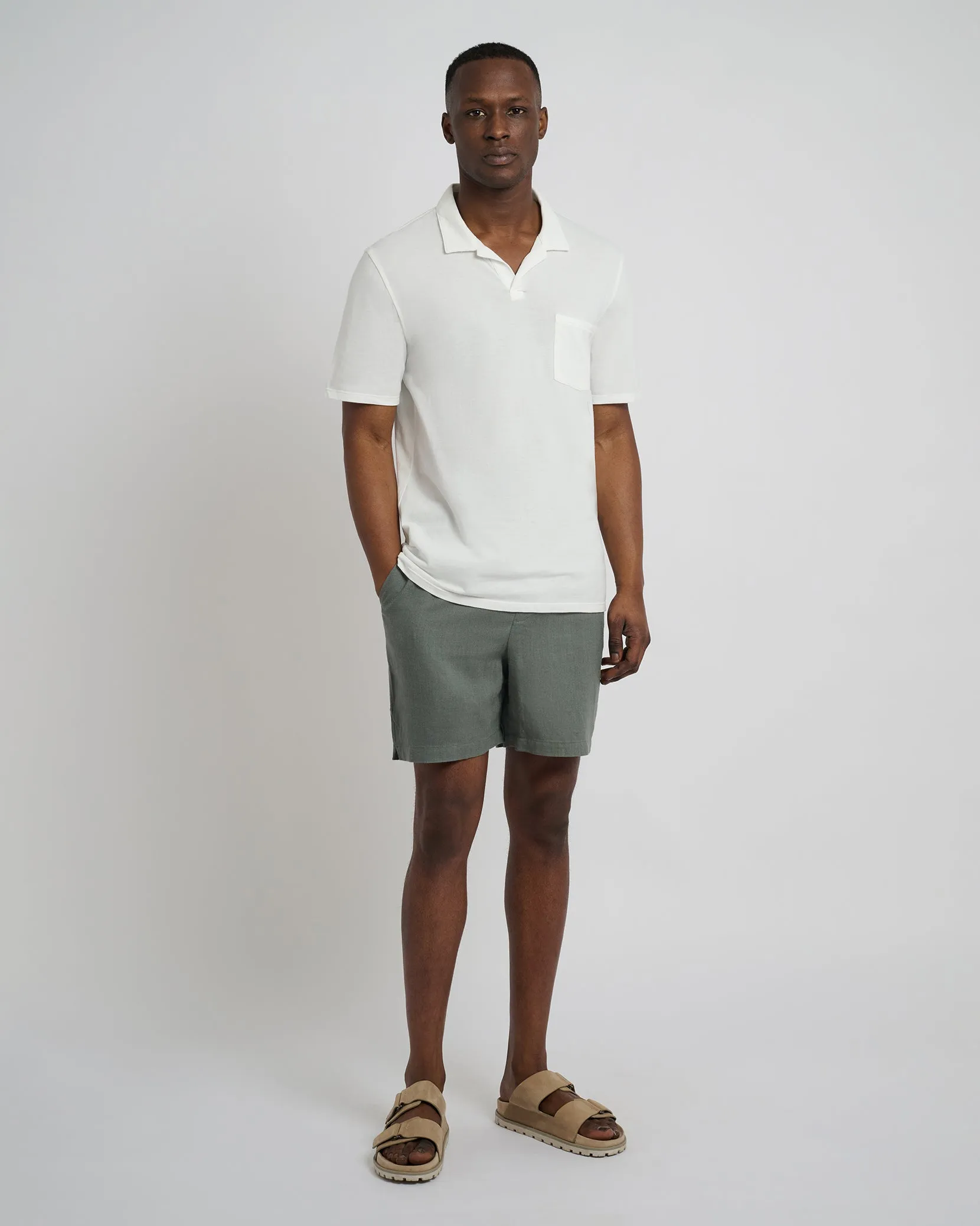 Johnny Collar Pique Polo