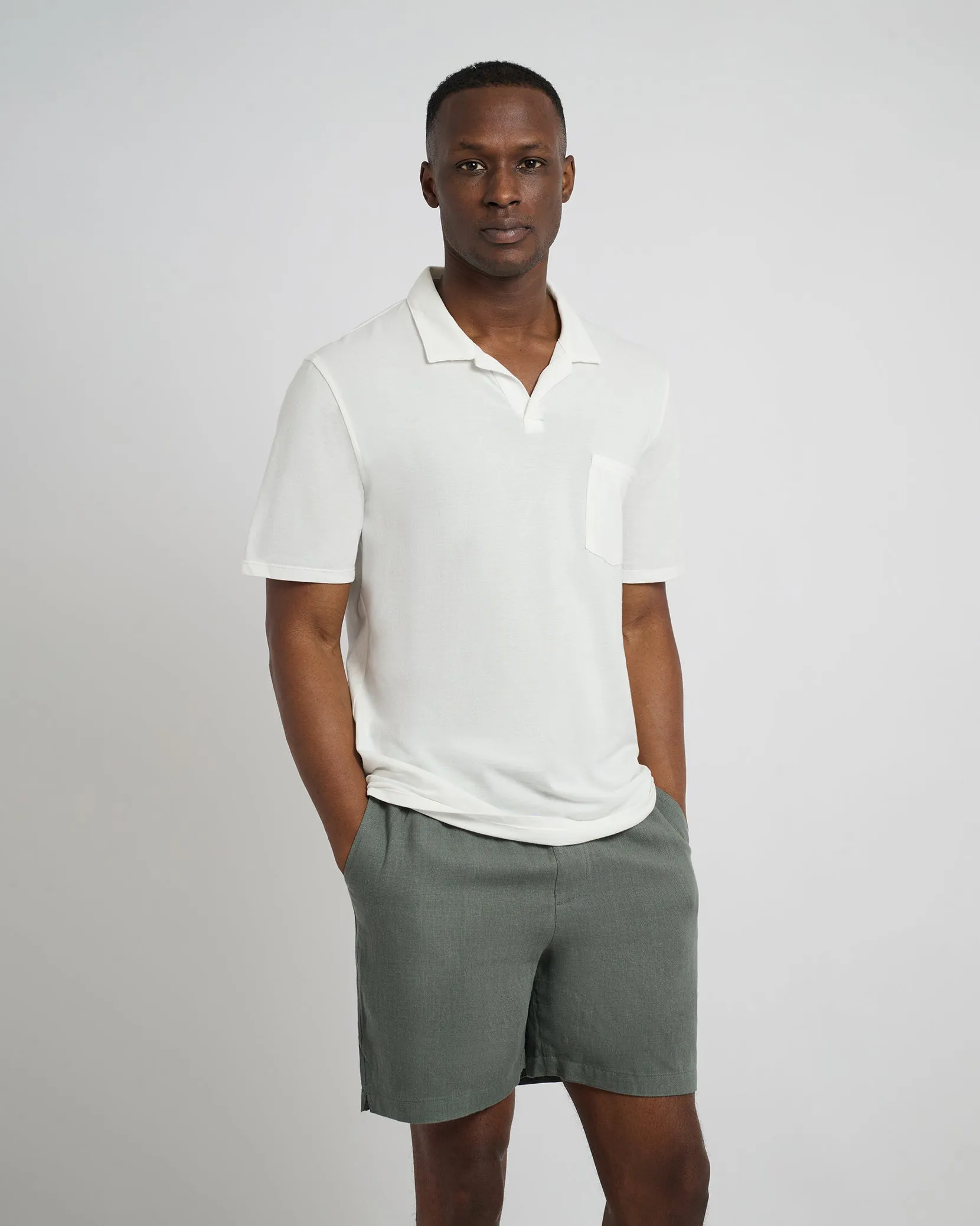 Johnny Collar Pique Polo
