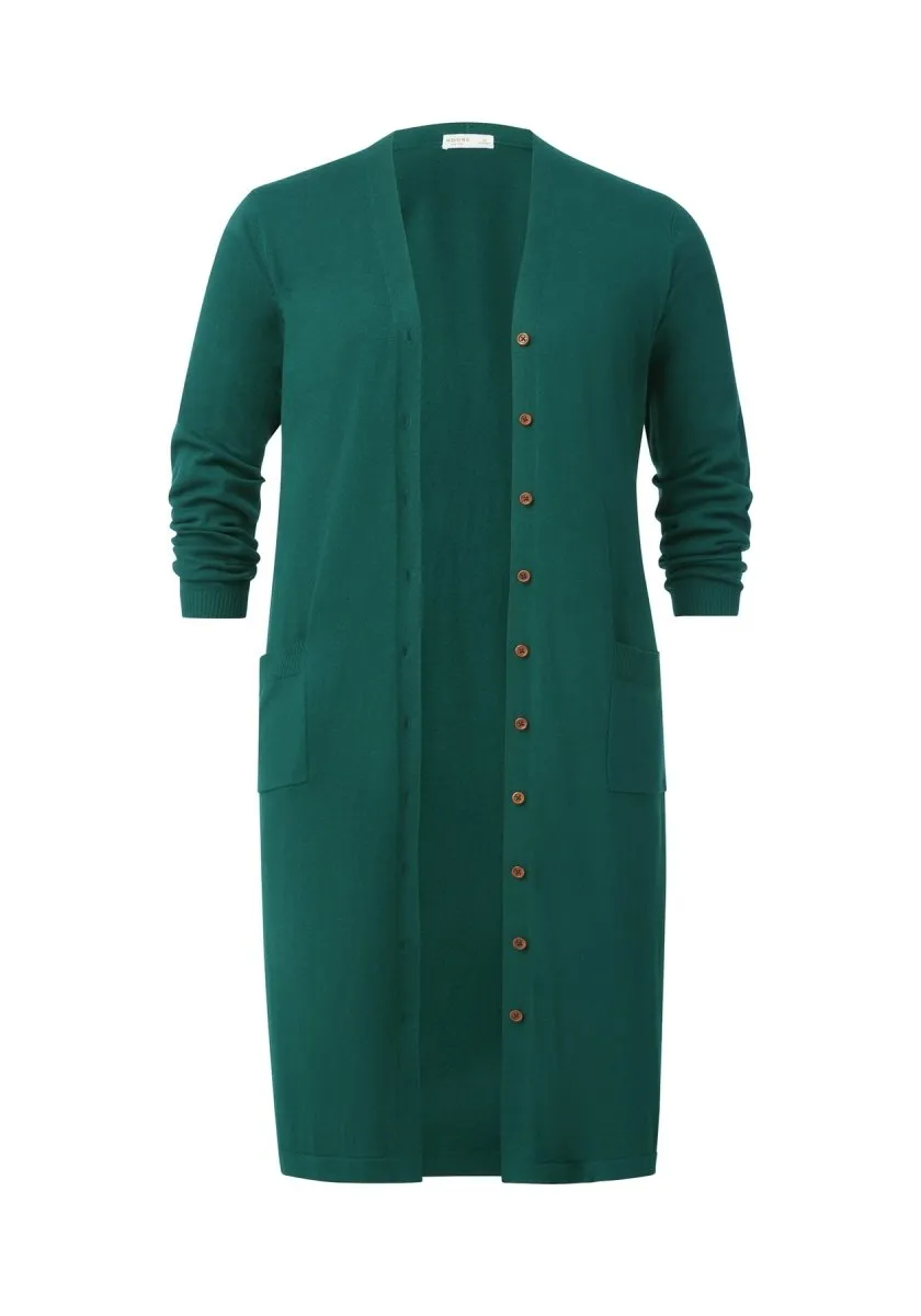 Jordyn Cardi Dress in Emerald Jungle