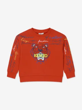 KENZO Boys Tiger Logo Sweatshirt