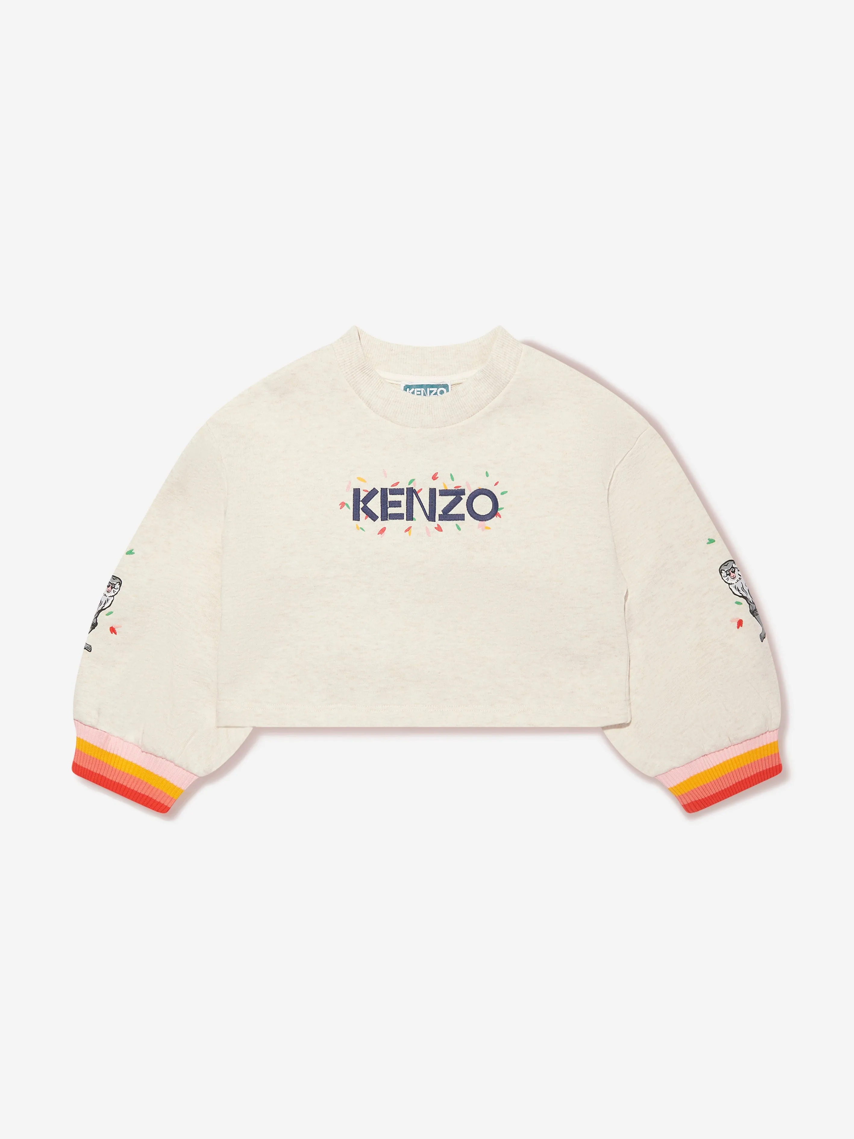 KENZO Girls Dress And Sweatshirt Set in Blue