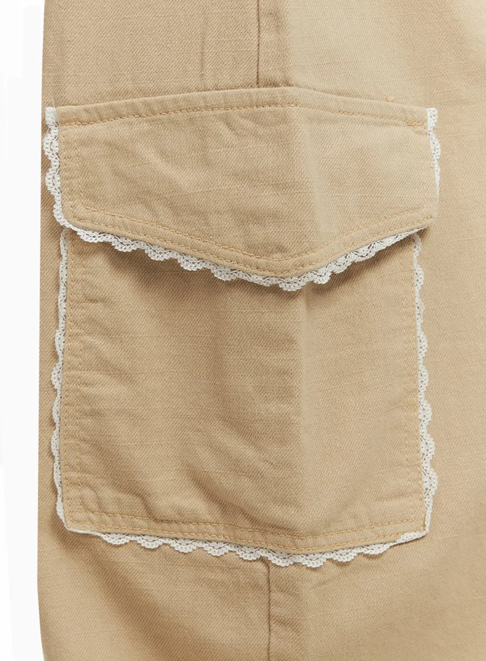 Lace Pocket Cargo Pants IM524