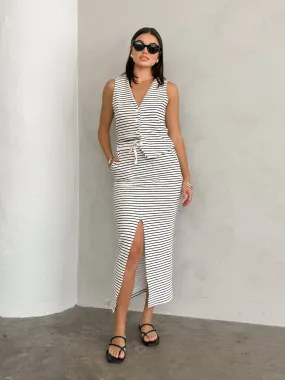 Lana Stripe Knit Skirt - Final Sale