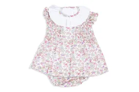 Liberty Floral Short Dress with Bloomers