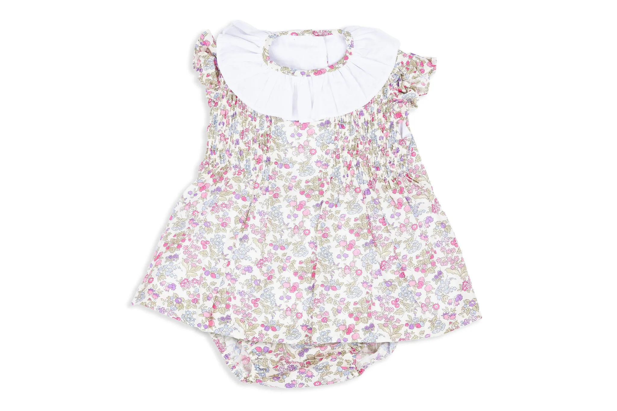 Liberty Floral Short Dress with Bloomers