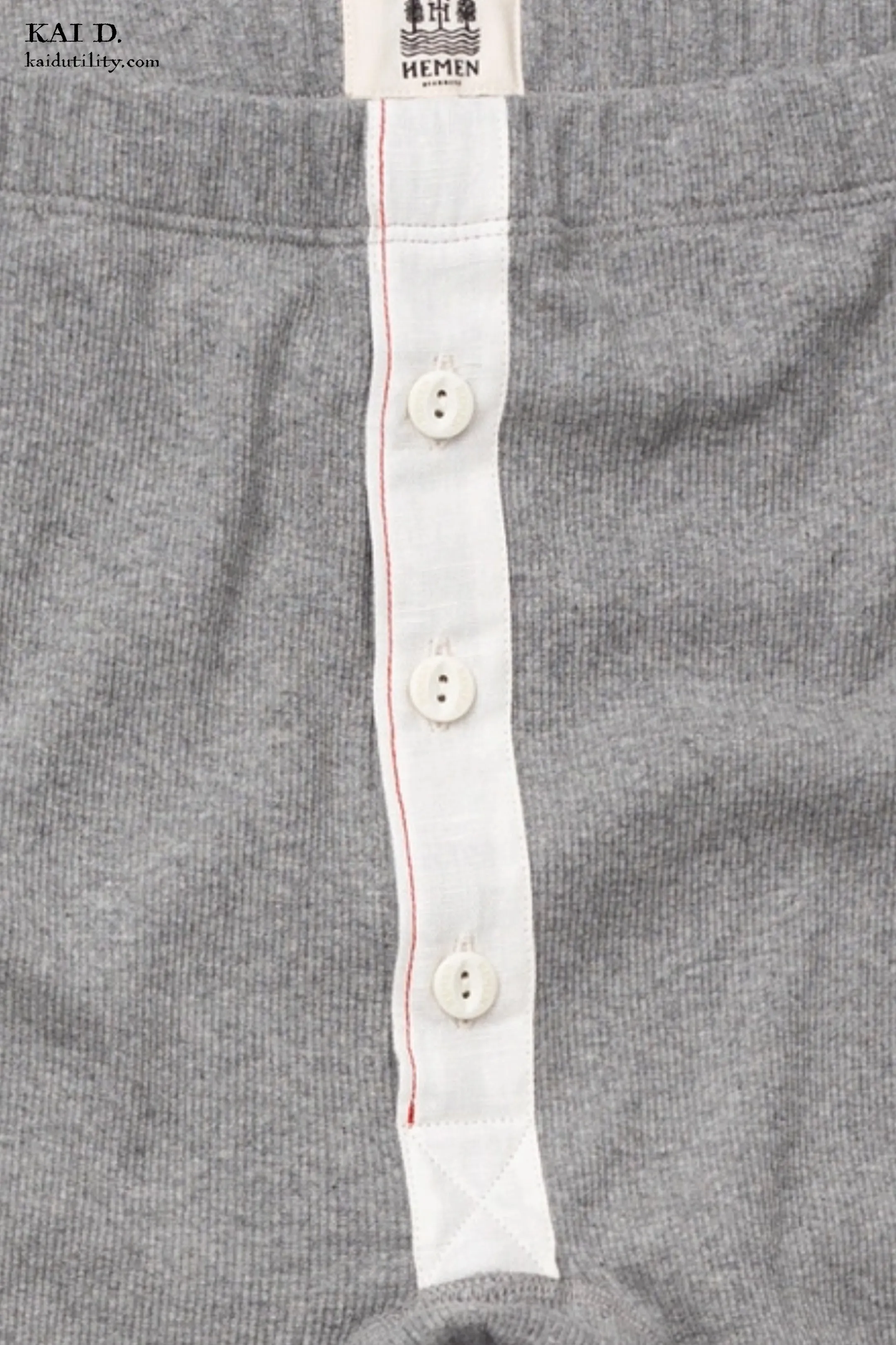 Long Johns - Grey Heather - L, XL