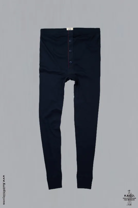 Long Johns - Marine Blue - L