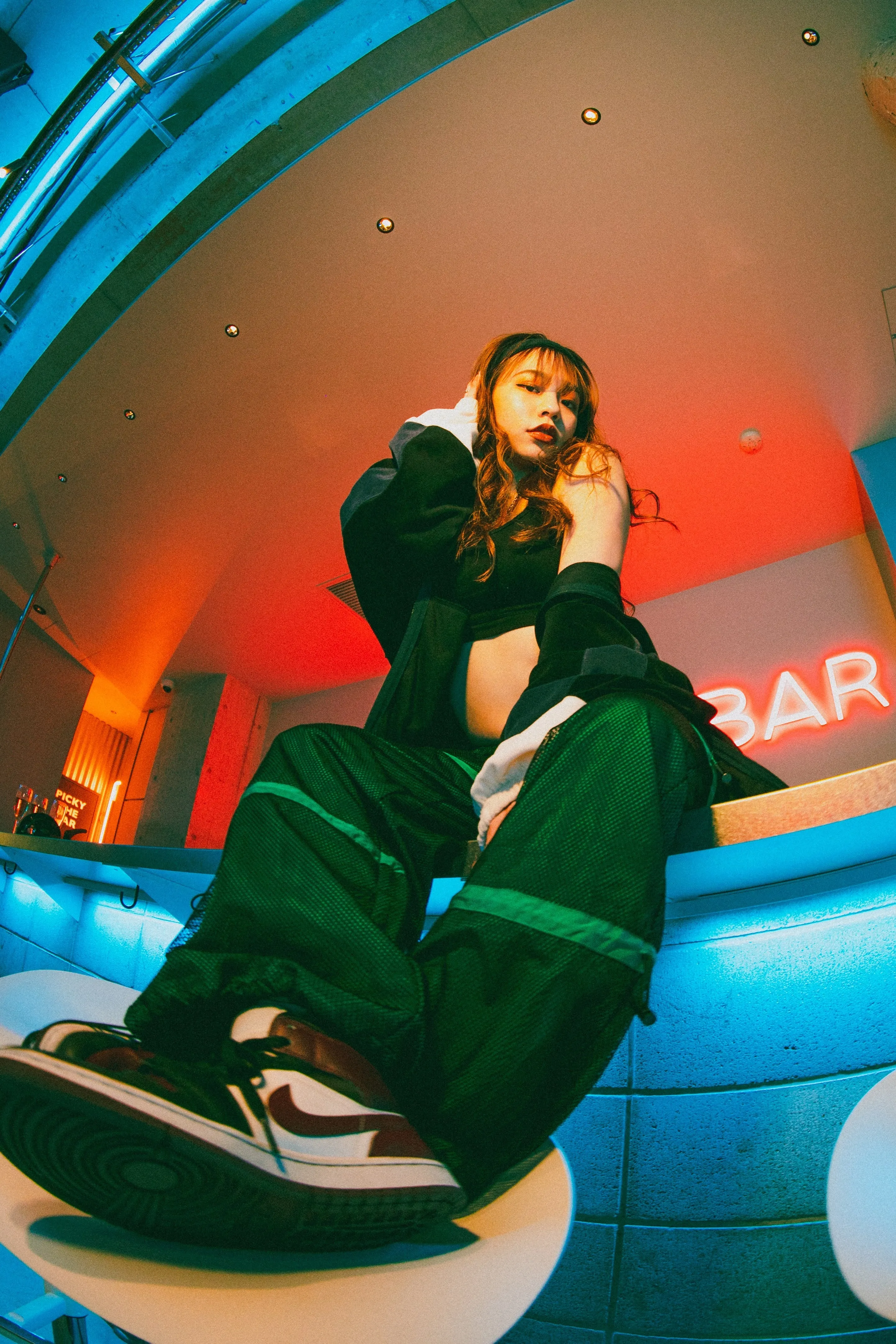 Mesh Cargo Pants