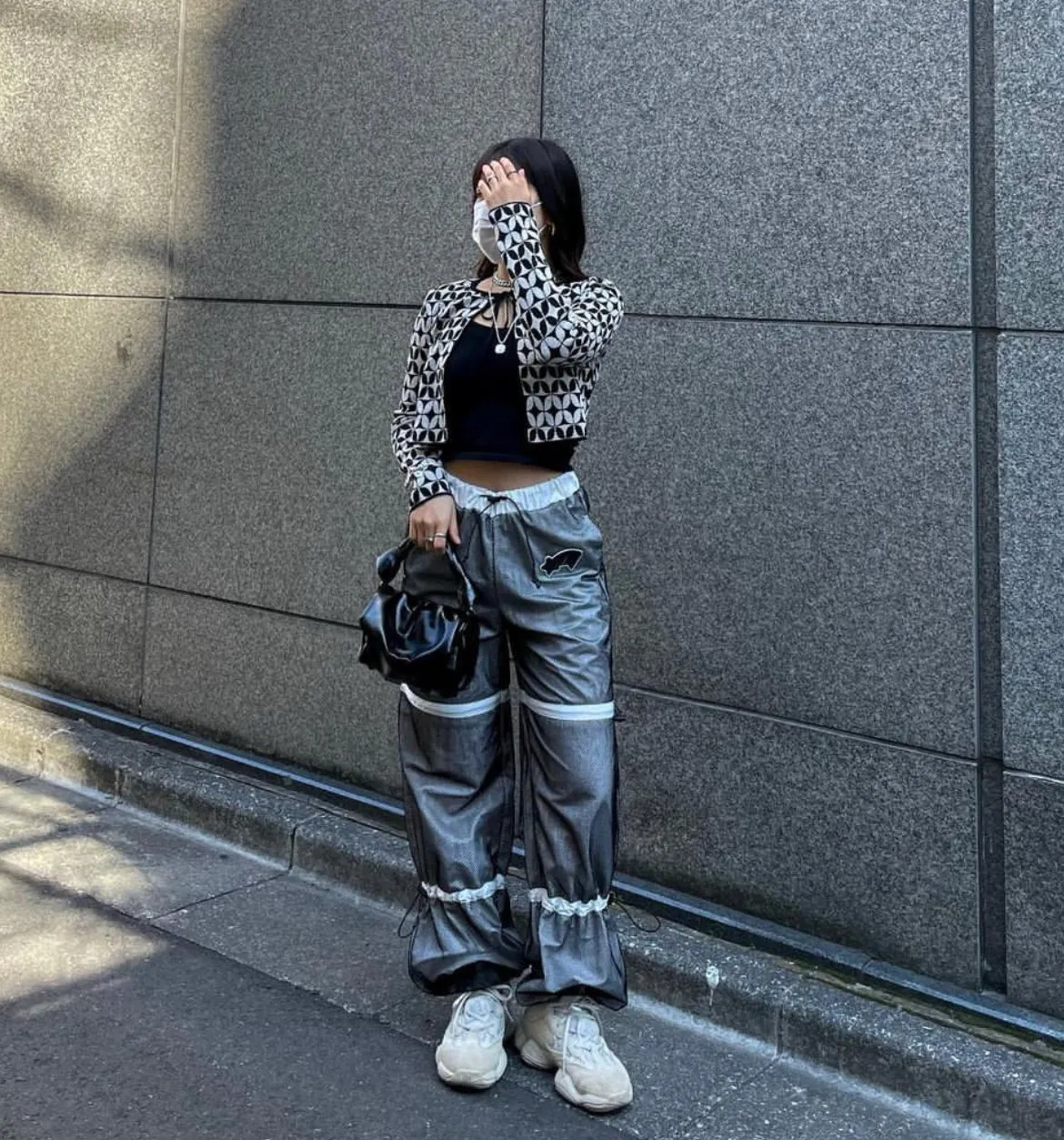 Mesh Cargo Pants
