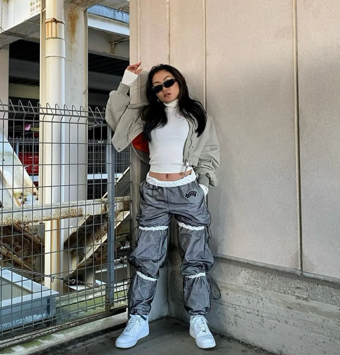 Mesh Cargo Pants