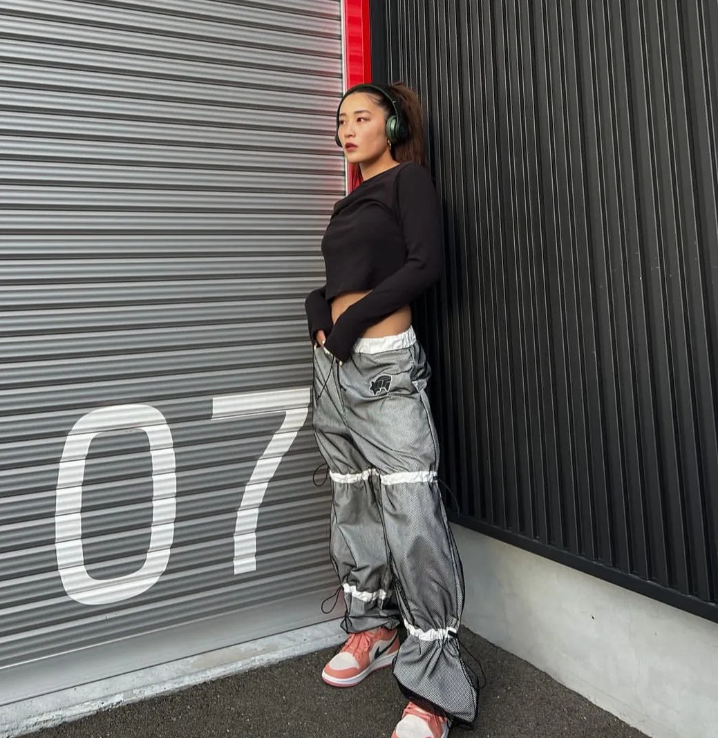 Mesh Cargo Pants