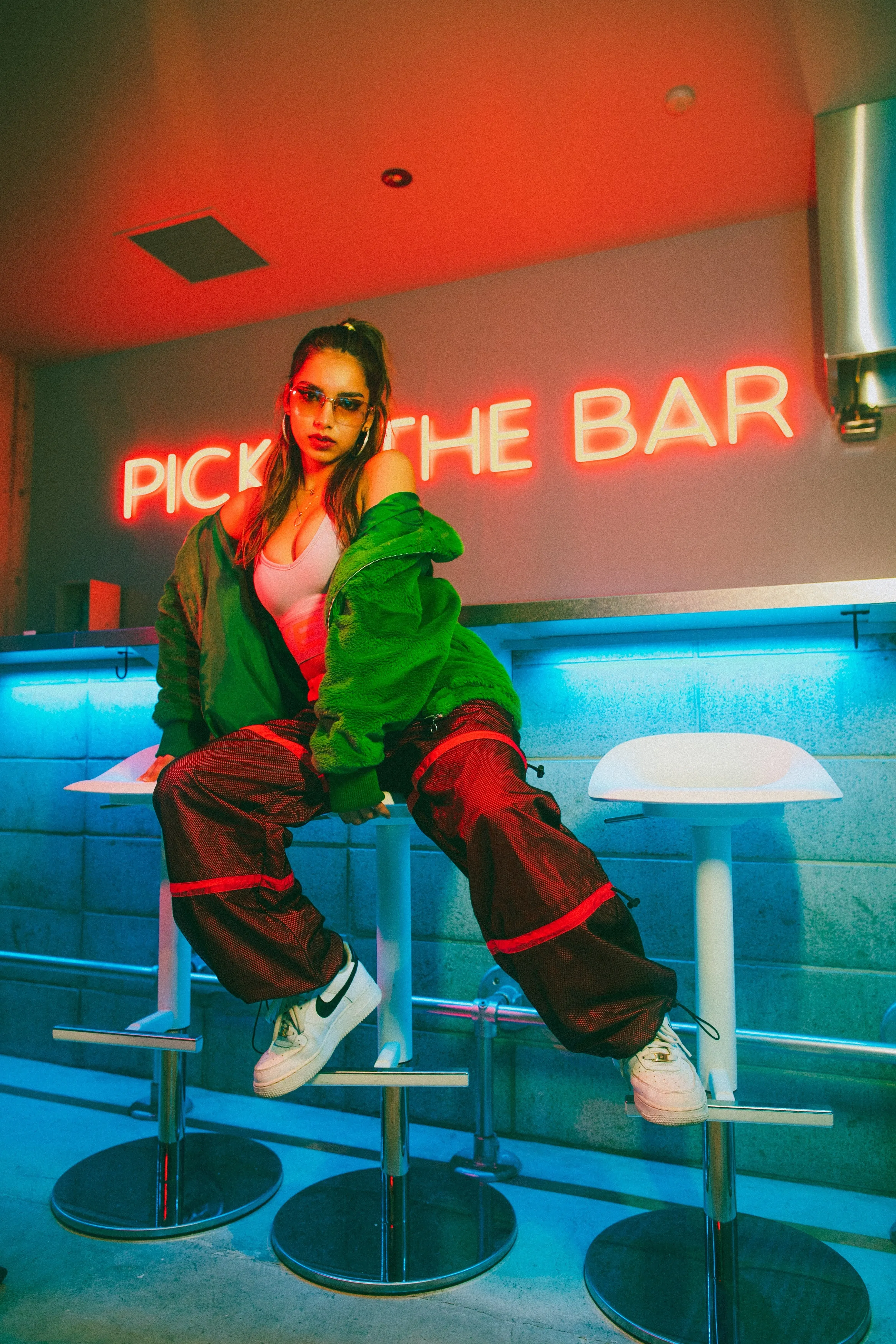 Mesh Cargo Pants