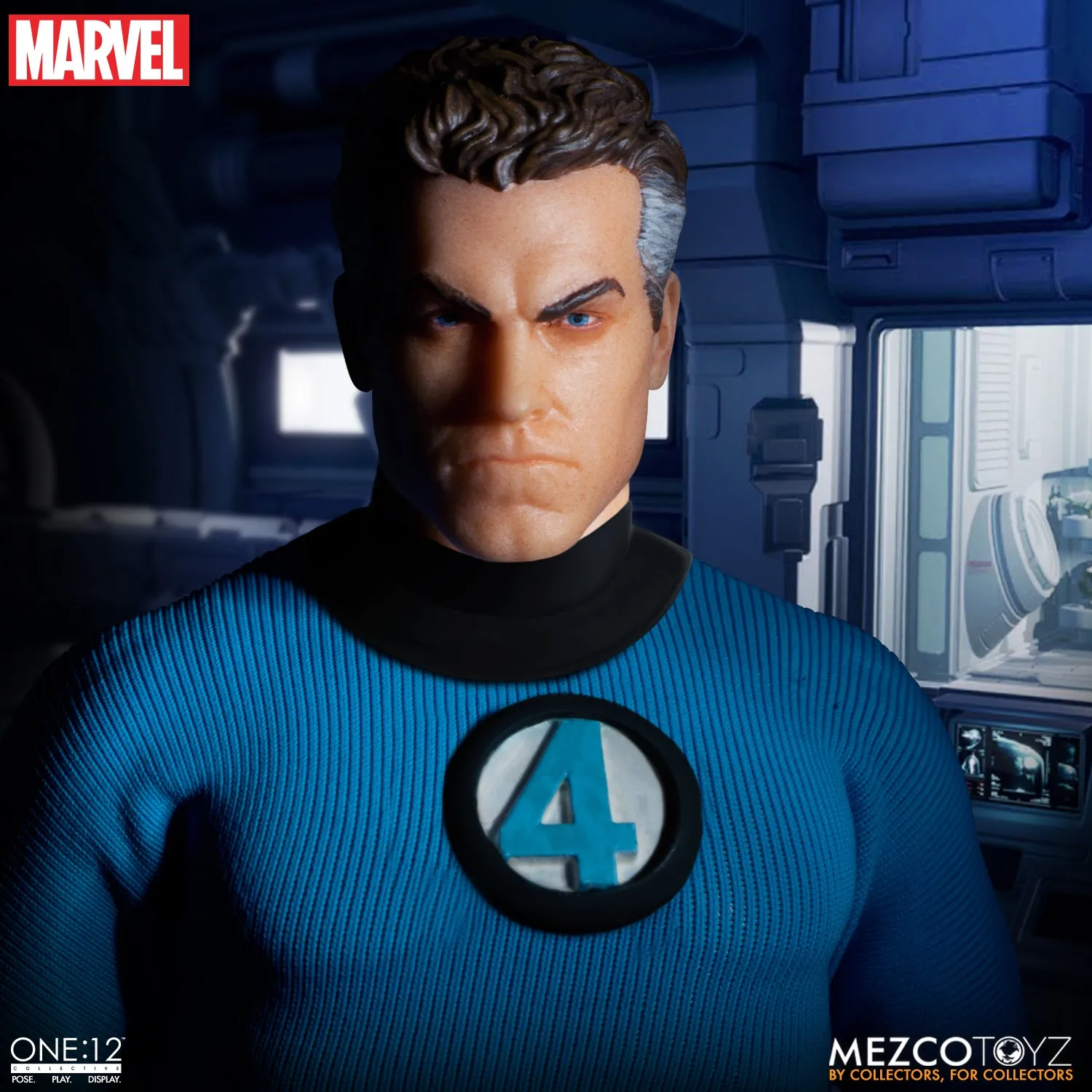 Mezco One 12 Marvel Fantastic Four Deluxe Steel Boxed Set Action Figure