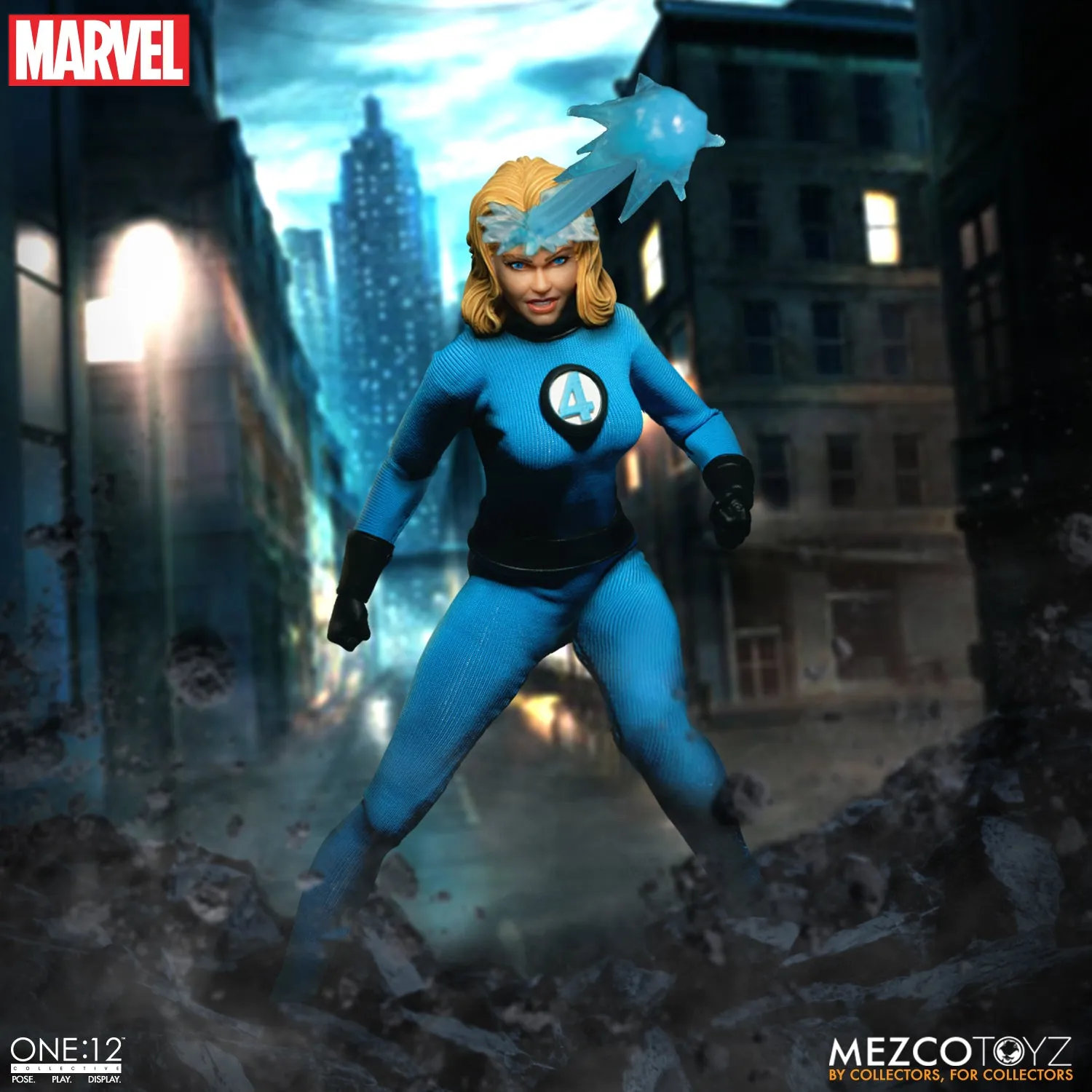 Mezco One 12 Marvel Fantastic Four Deluxe Steel Boxed Set Action Figure