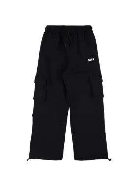 MSGM   Cotton sweat cargo pants 