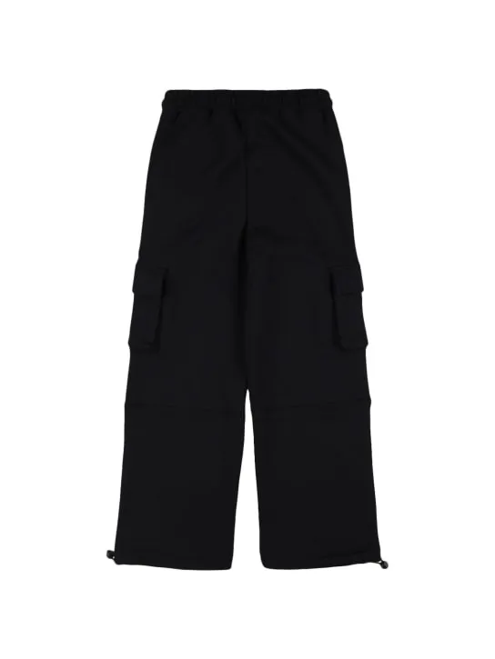 MSGM   Cotton sweat cargo pants 
