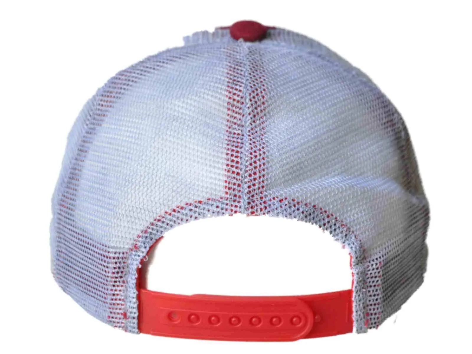 NFL Super Bowl XLIV Reebok Red Worn Vintage Mesh Adj Snapback Hat Cap