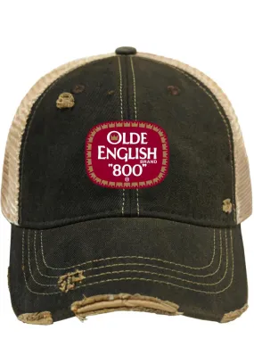 Olde English 800 Malt Liquor Brewing Company Retro Brand Beer Mesh Hat Cap