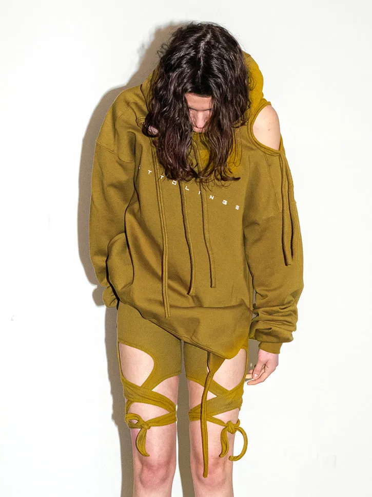 Ottolinger Deconstructed Hoodie, Military Green