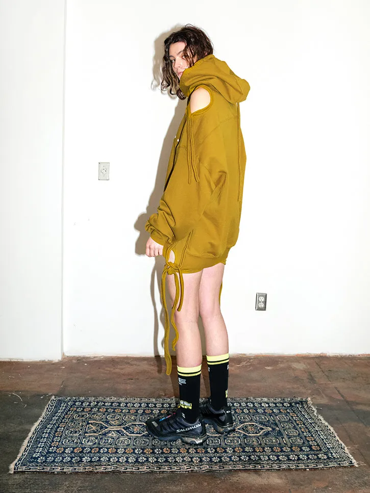 Ottolinger Deconstructed Hoodie, Military Green