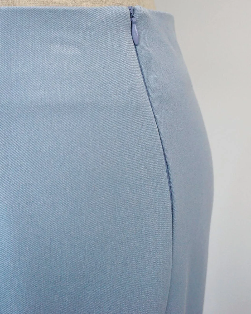 PEPLUM MIDI SKIRT