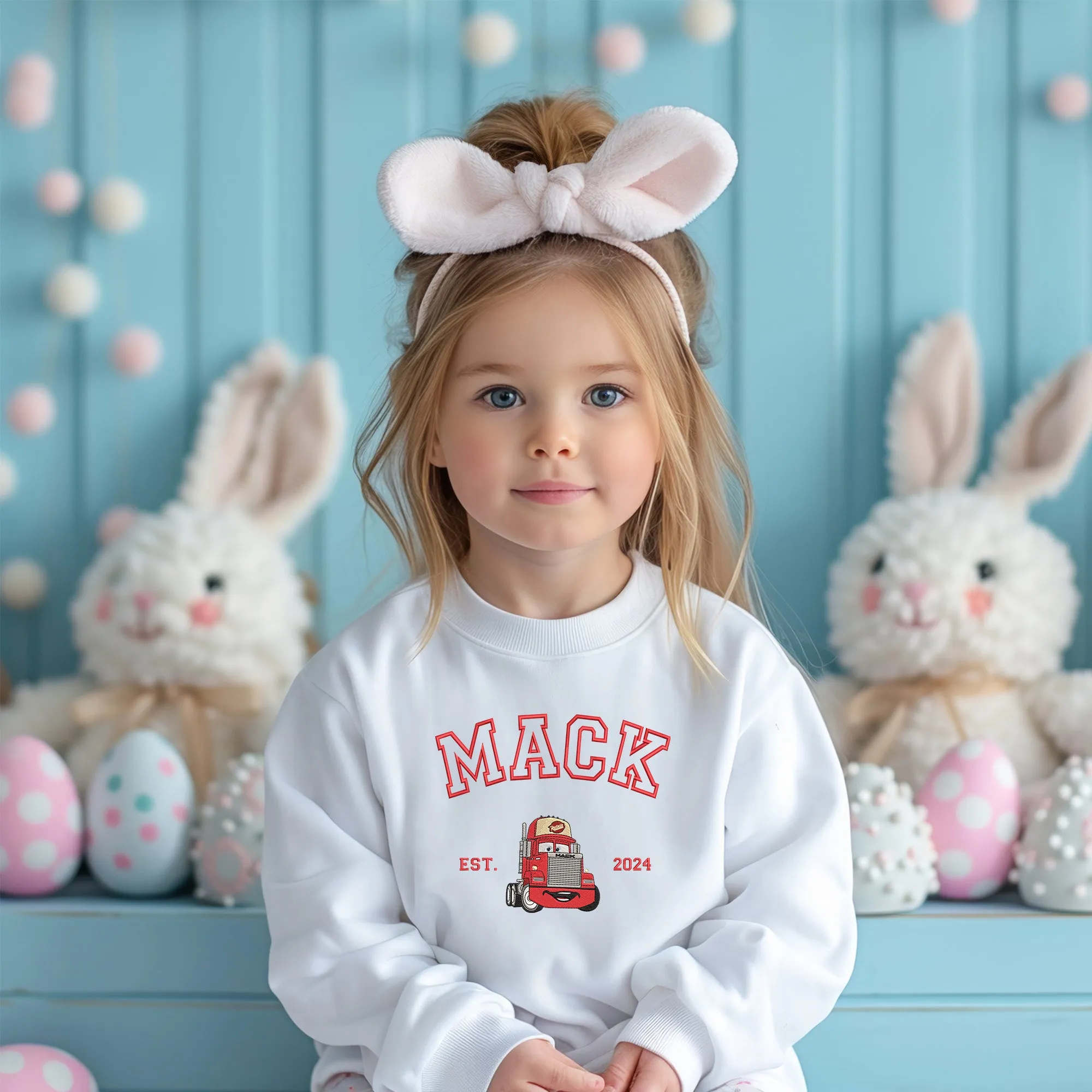 Personalized Disney Cars Mack Embroidered Toddler Sweatshirt