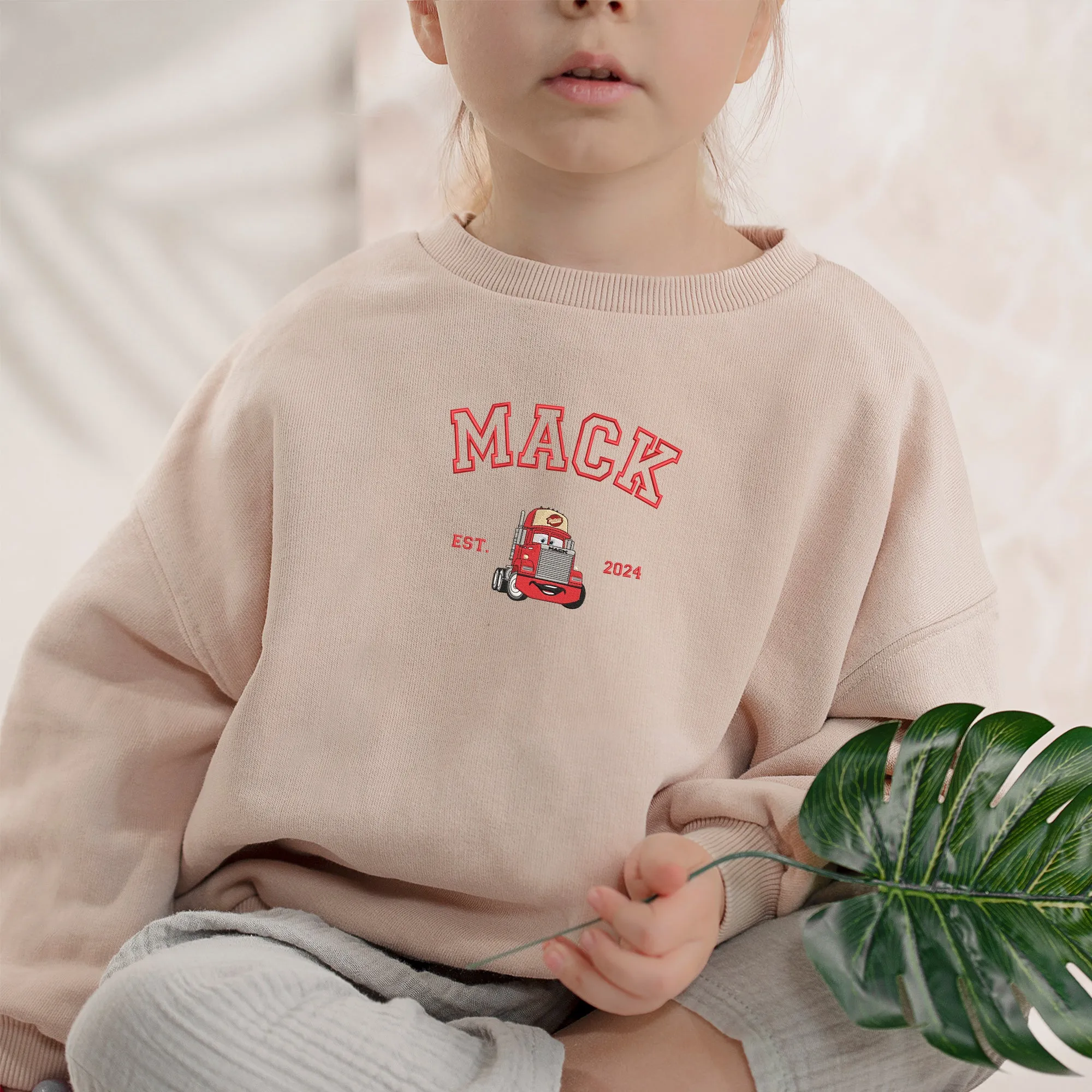 Personalized Disney Cars Mack Embroidered Toddler Sweatshirt