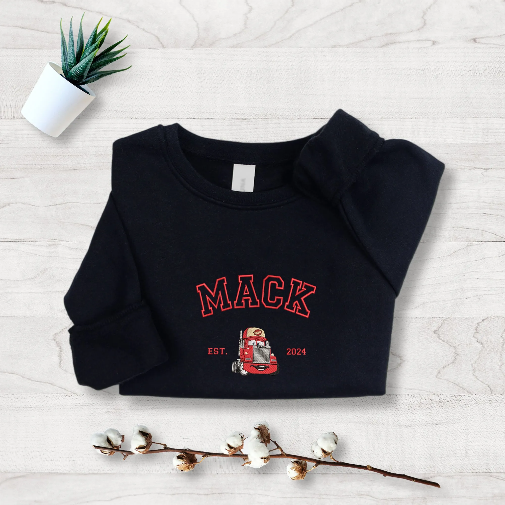Personalized Disney Cars Mack Embroidered Toddler Sweatshirt