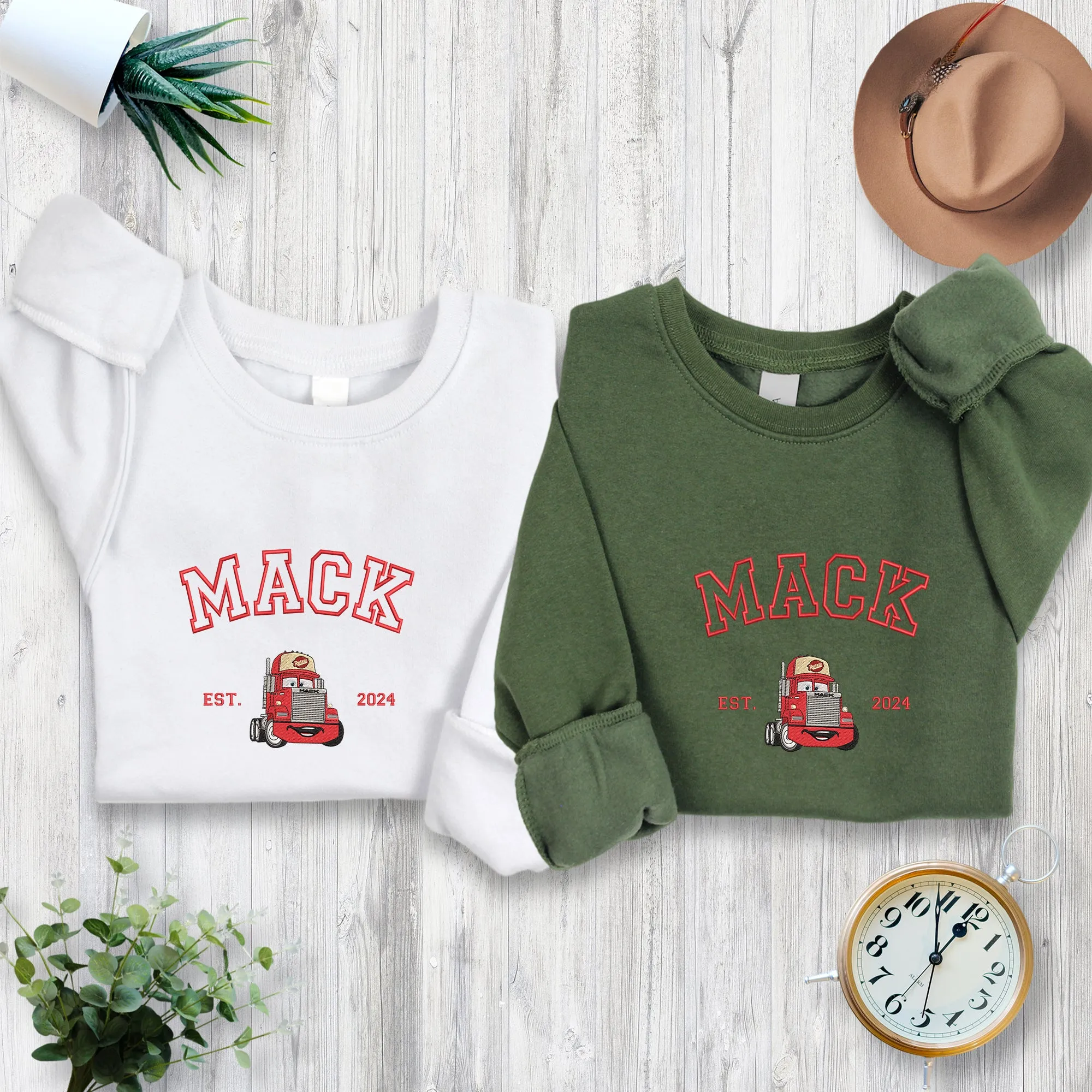 Personalized Disney Cars Mack Embroidered Toddler Sweatshirt