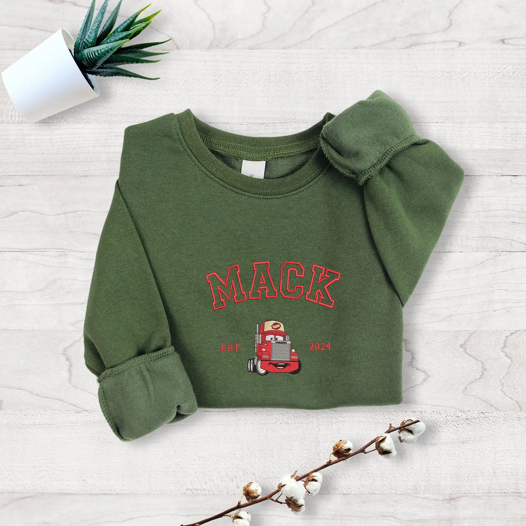 Personalized Disney Cars Mack Embroidered Toddler Sweatshirt
