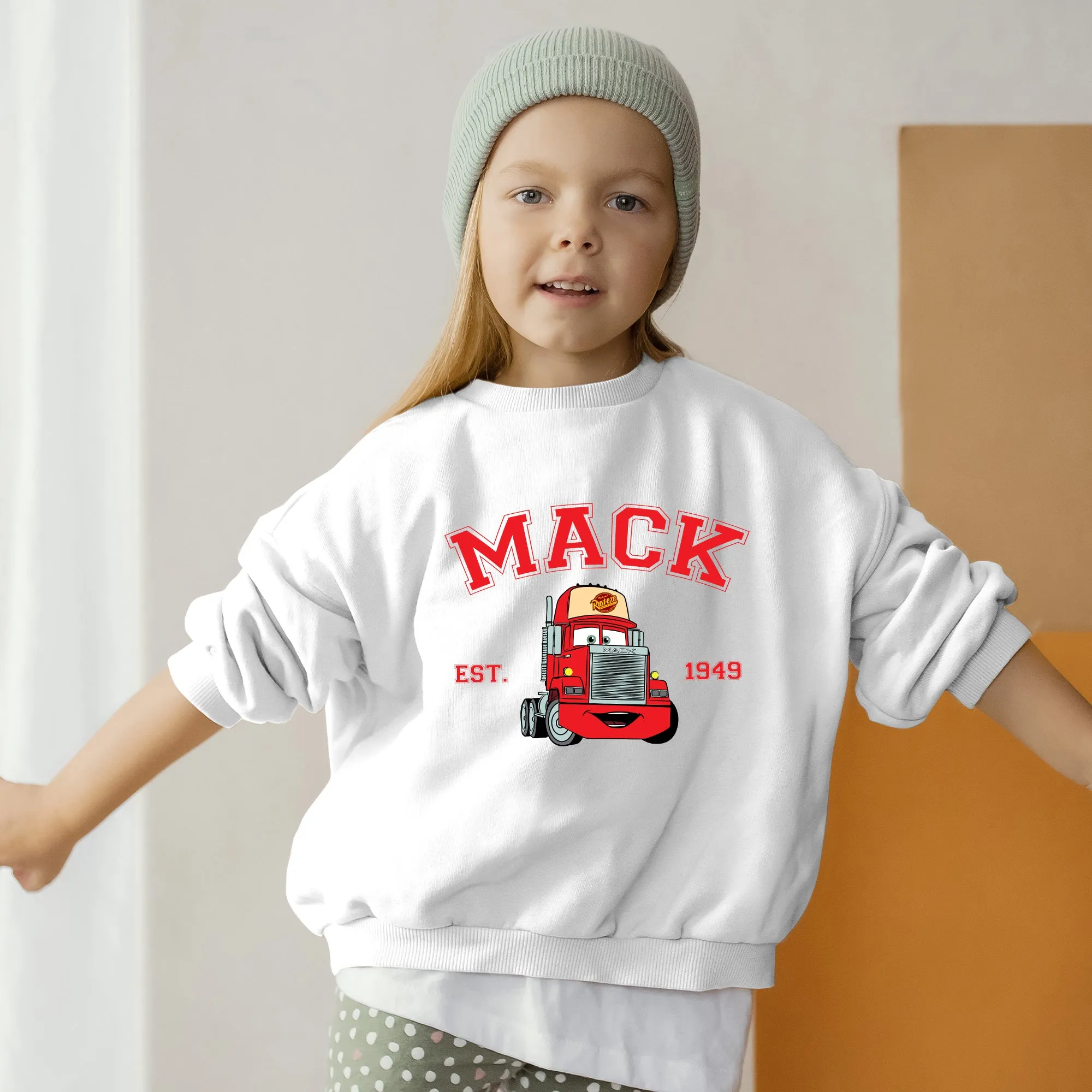 Personalized Disney Cars Mack Toddler Sweatshirt