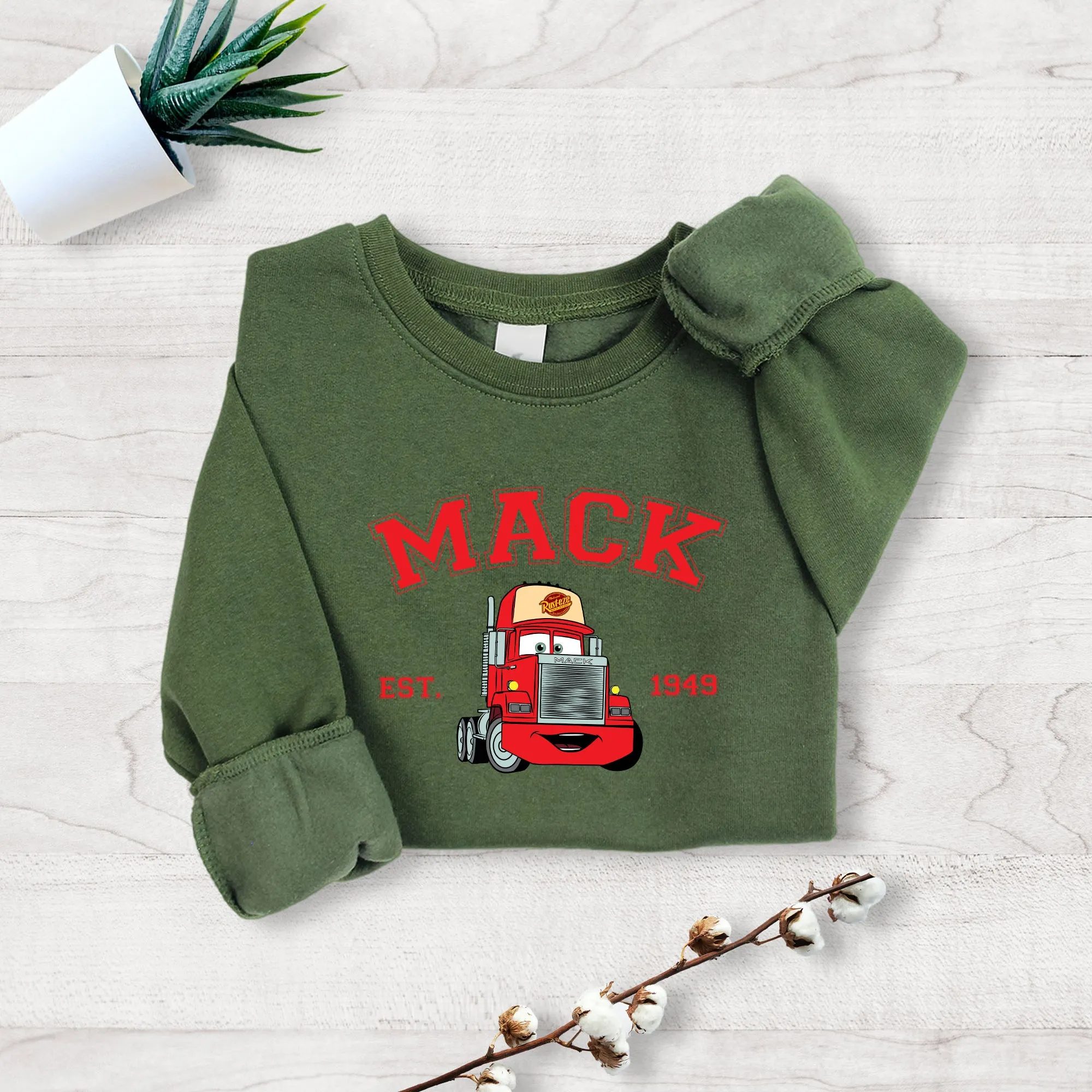 Personalized Disney Cars Mack Toddler Sweatshirt