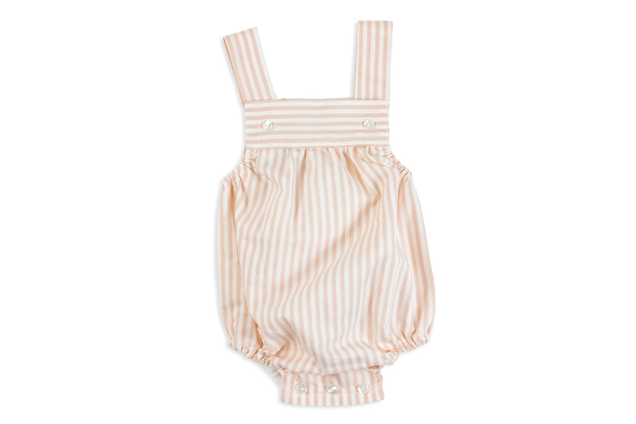 Pink Striped Romper