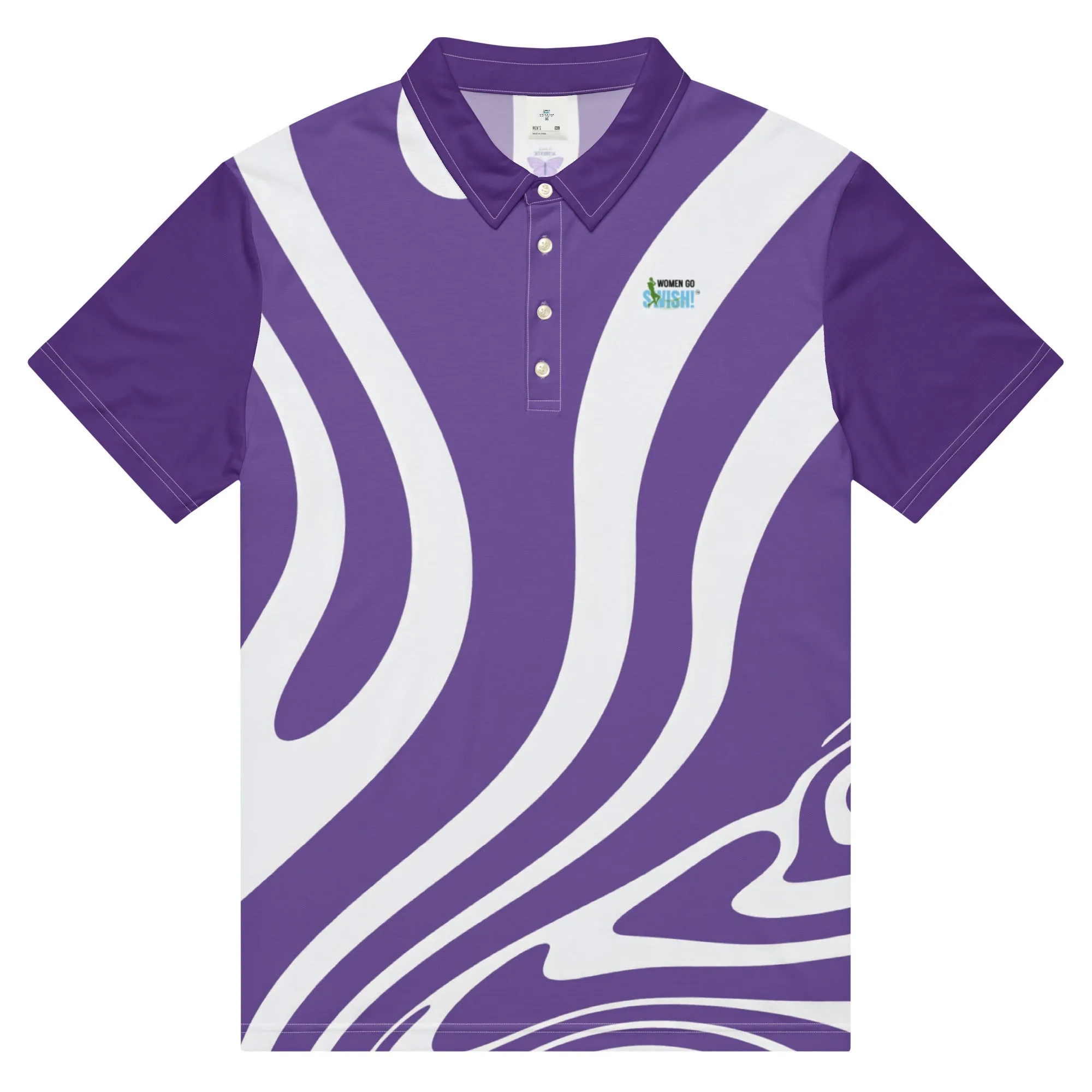 Purple Indigo Golf Polo
