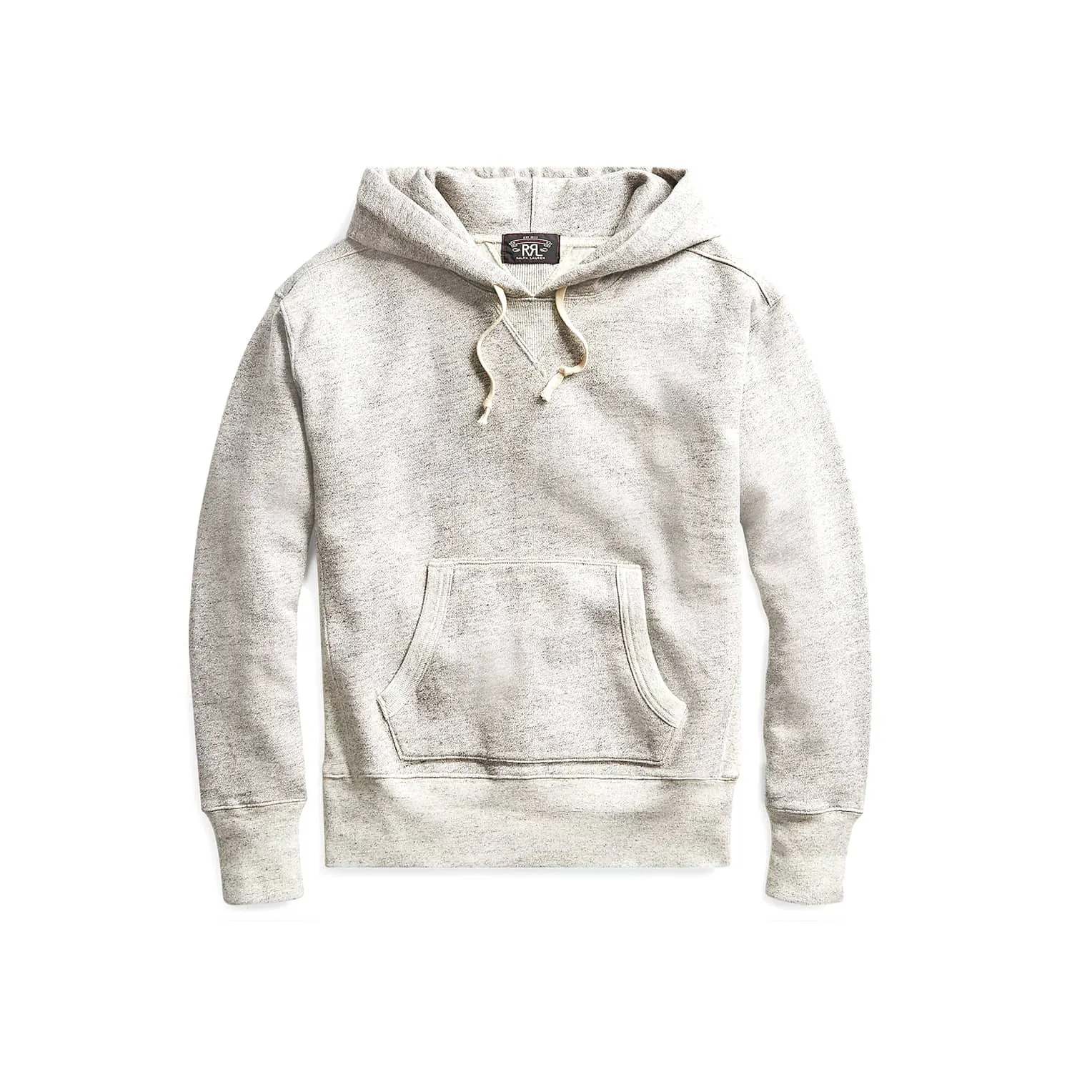 RRL Fleece Hoodie Athletic Gray Heather