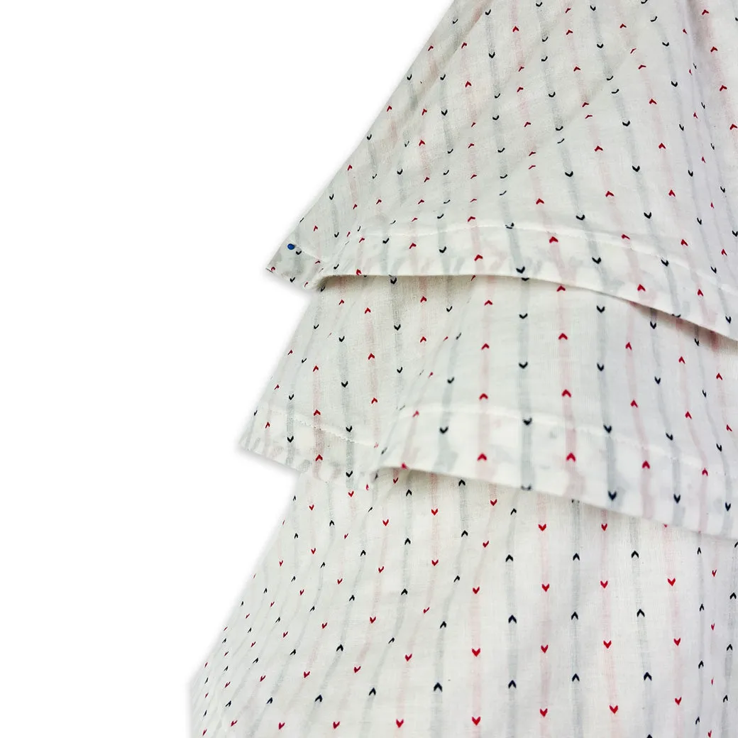 SAMPLE - MIDI Teagan Skirt - Embroidered Hearts - Final Sale