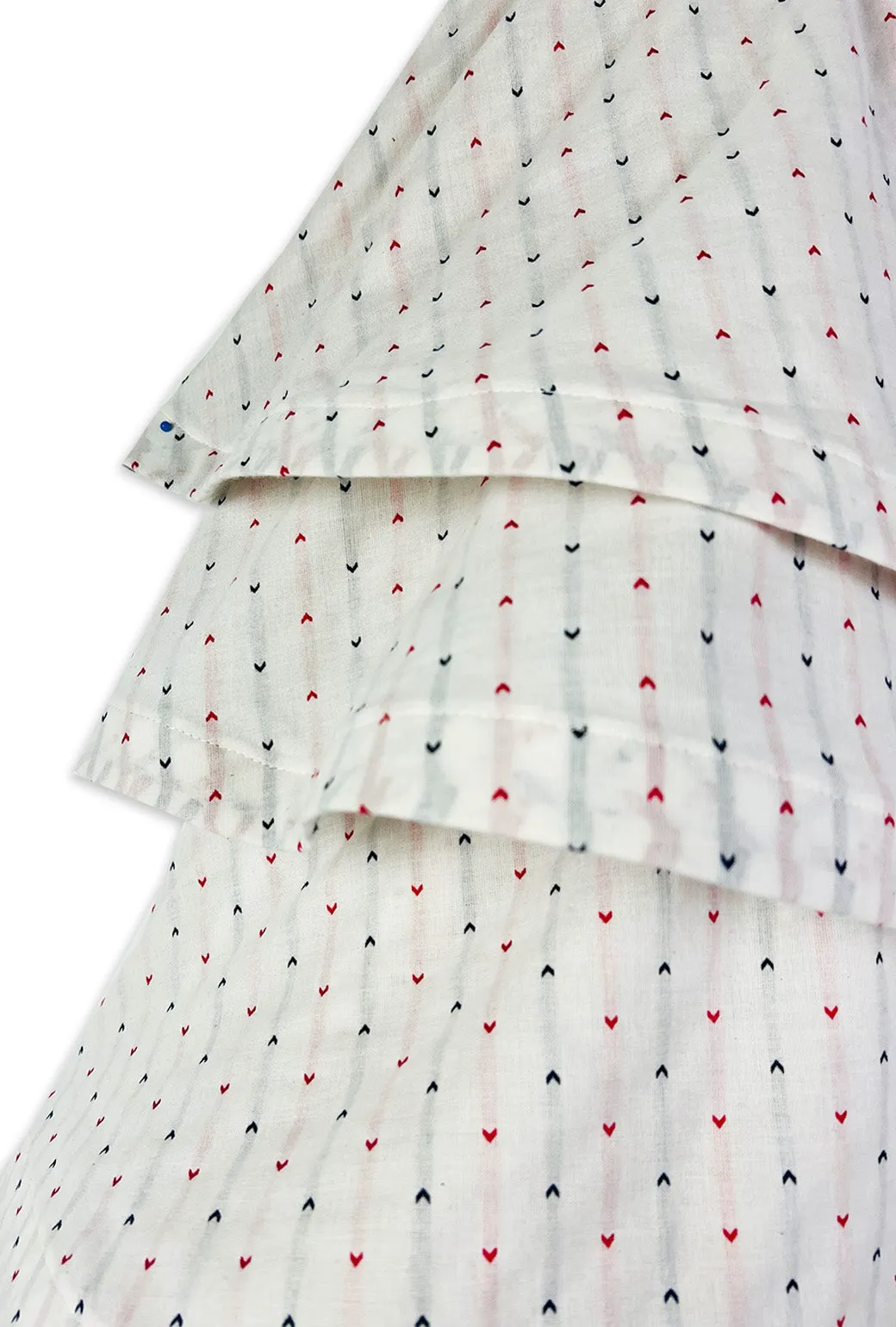SAMPLE - MIDI Teagan Skirt - Embroidered Hearts - Final Sale