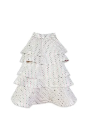 SAMPLE - MIDI Teagan Skirt - Embroidered Hearts - Final Sale