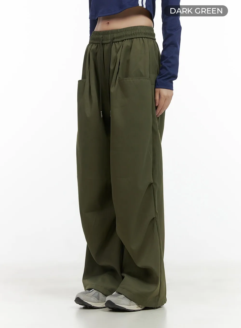 String Waistband Cargo Pants CO410