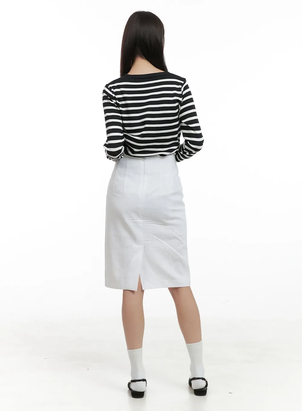 Stripe Knit Cardigan OG419