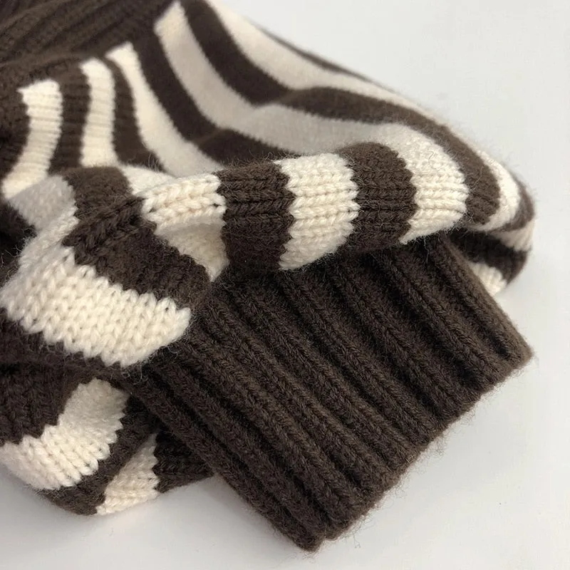 Striped Vintage Knitted Pullover