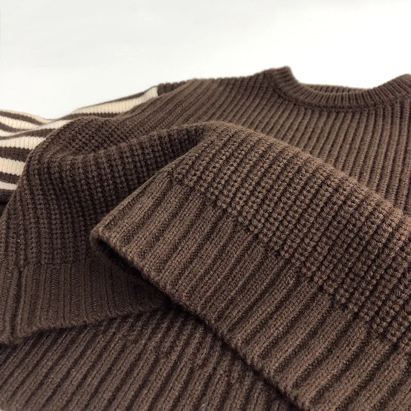 Striped Vintage Knitted Pullover
