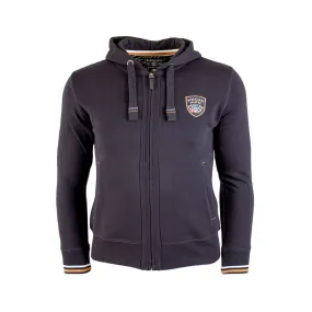 Sweat à capuche full-zip noir Barbarians