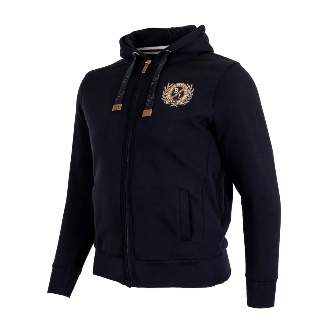 Sweat à capuche zippé noir