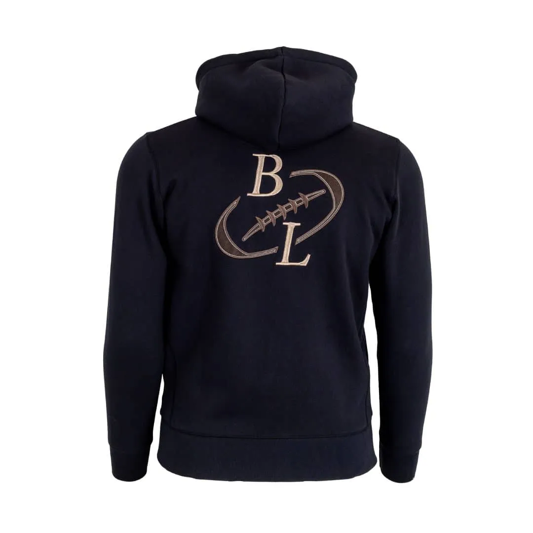 Sweat à capuche zippé noir