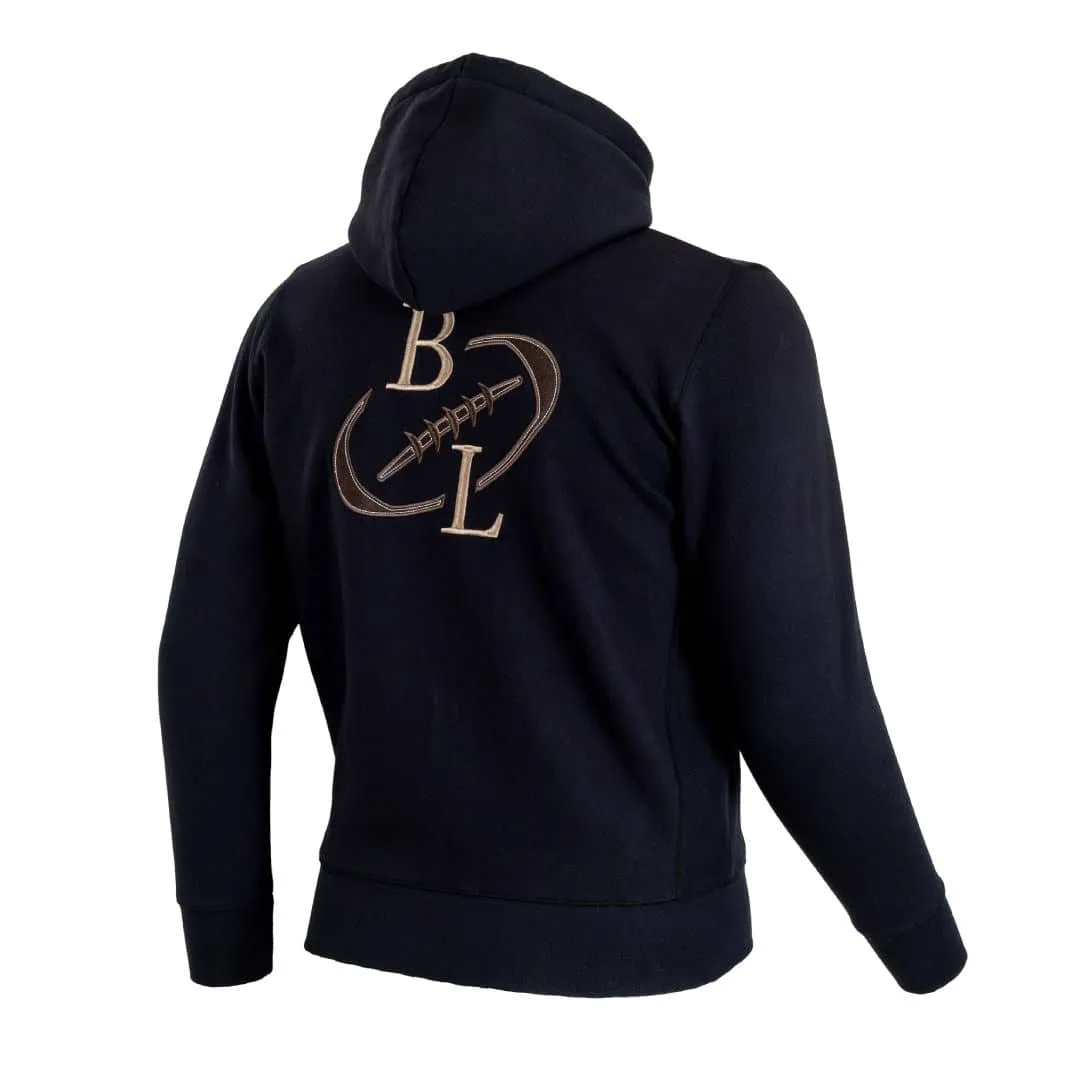 Sweat à capuche zippé noir