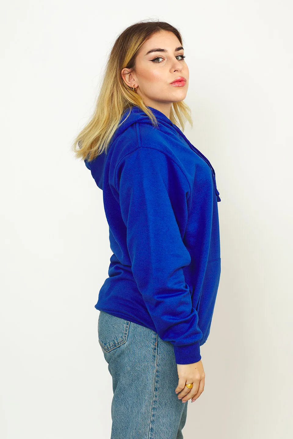 Sweatshirt à capuche London pour femmes Bleu Royal - Radsow