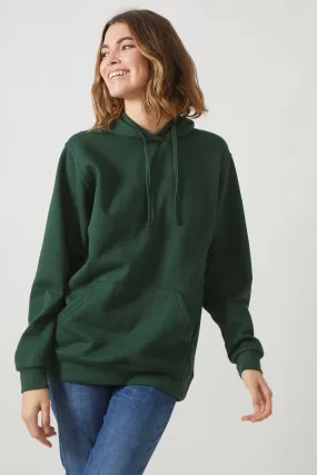 Sweatshirt à capuche London pour femmes Bottle Green - Radsow